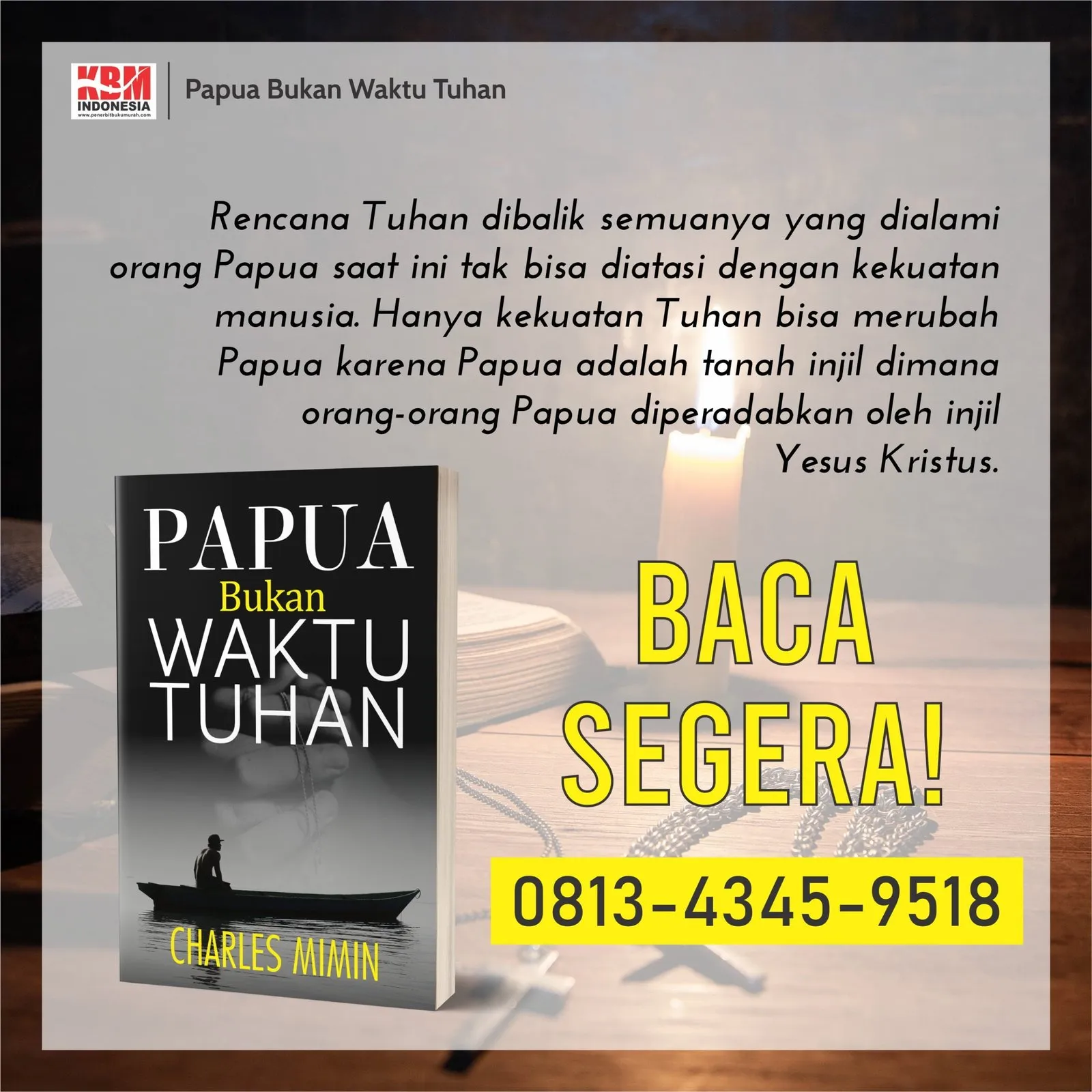 Buku Papua Bukan Waktu Tuhan
