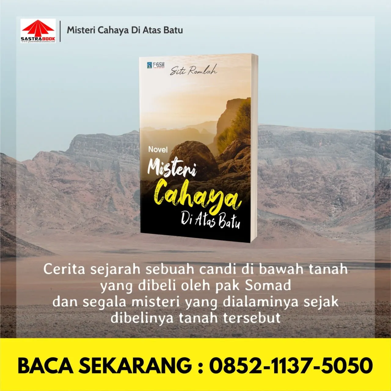 Buku Misteri Cahaya Di Atas Batu