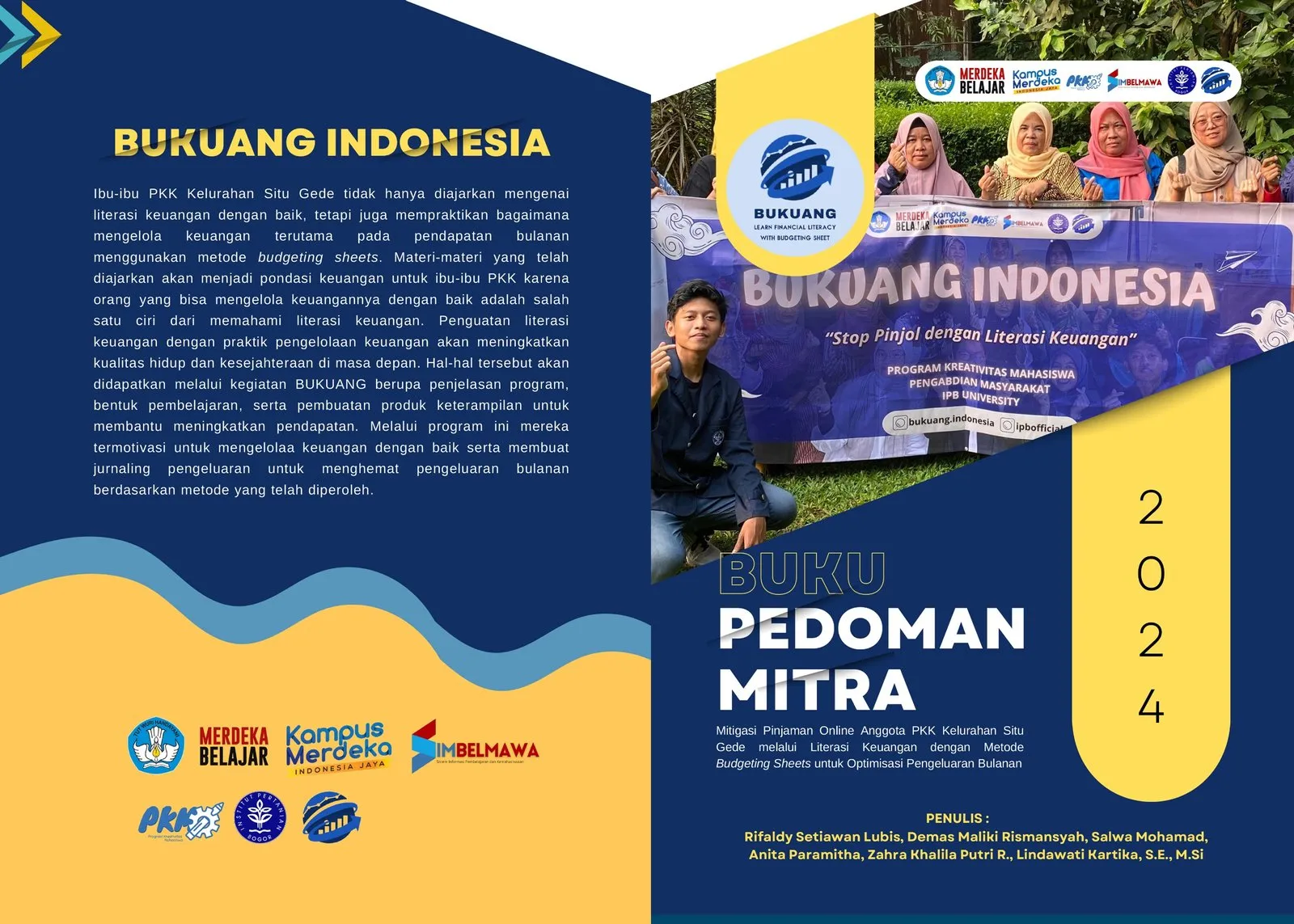BUKU PEDOMAN MITRA MITIGASI PINJAMAN ONLINE ANGGOTA PKK KELURAHAN SITU GEDE