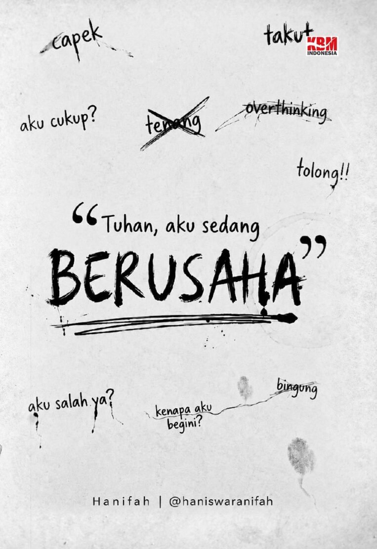 TUHAN, AKU SEDANG BERUSAHA